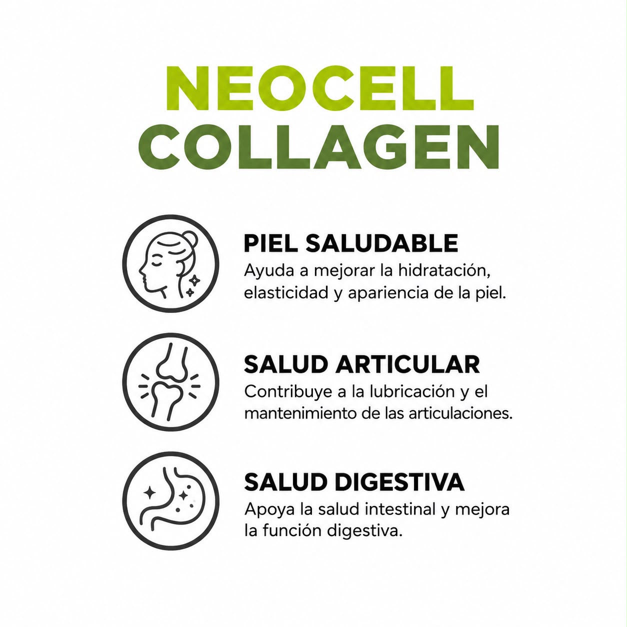 NEOCELL COLAGENO 20G + Magnesium Complex 90 caps.