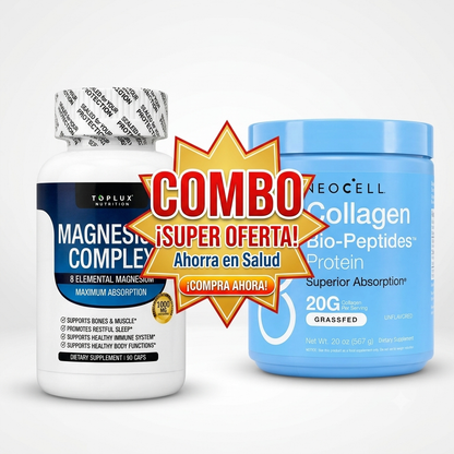 NEOCELL COLAGENO 20G + Magnesium Complex 90 caps.